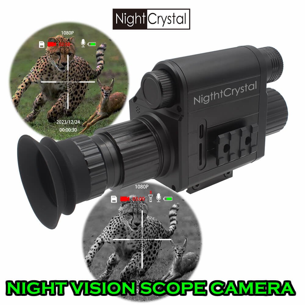 Megaorei M5 Night Vision Scope Camera with Picatinny Rail Mount