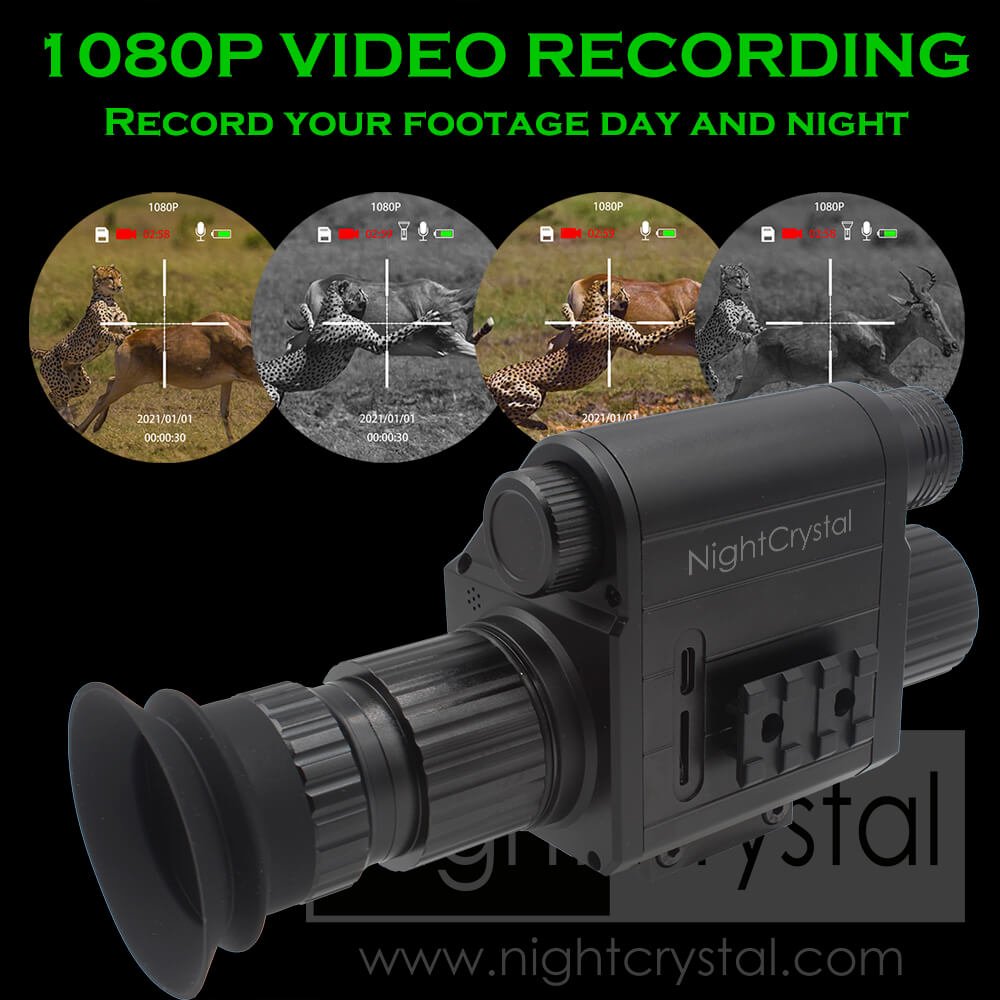 NightCrystal Megaorei 5 Night Vision Scope 1080p Video Recording (www.nightcrystal.com)