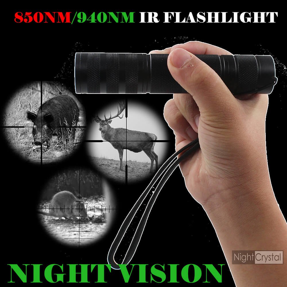 850NM 940NM IR FLASHLIGHT Night Vision Dark