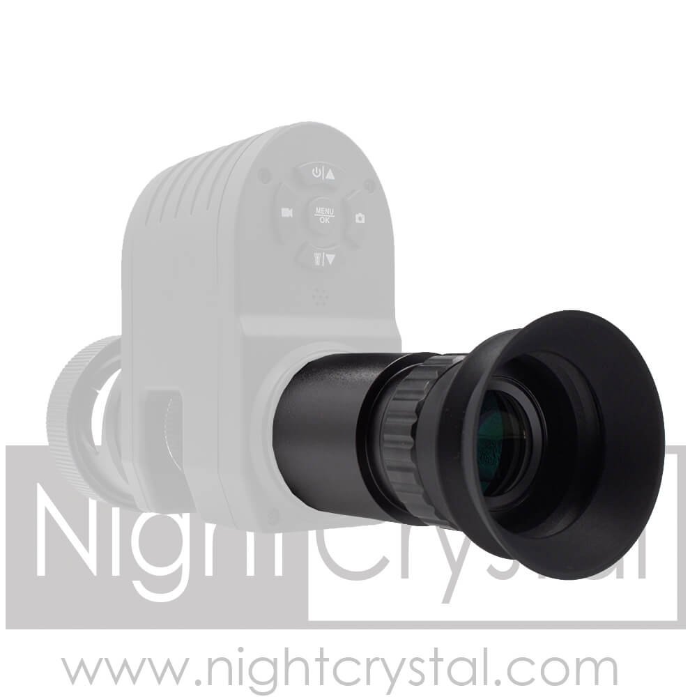 NightCrystal 4 Night Vision Rifle Scope Camcorder 1080p 12mm Camera Lens