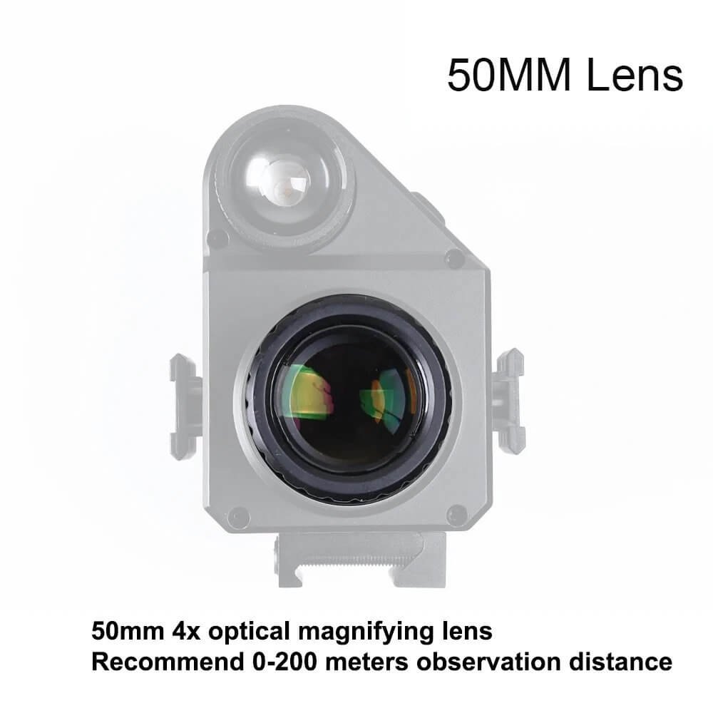 NightCrystal M5 Night Vision Scope Video Camera Objective Lens main picture 50mm 200 meters