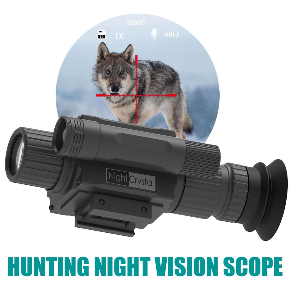 NightCrystal M6 Megaorei NK008 Hunting Night Vision Scope Camcorder All-in-One