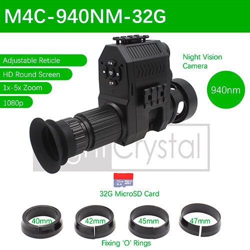 M4C-940NM-32G Night Vision Scope Add-on for user manual M4C-940NM-32G Night Vision Scope Add-on for user manual