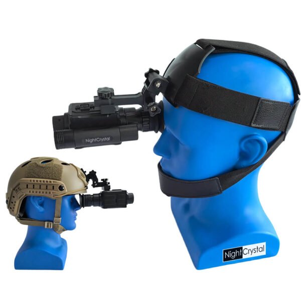 NightCrystal Megaorei NK006 Head-mounted Helmet-mounted Night Vision Goggle Monocular (white)