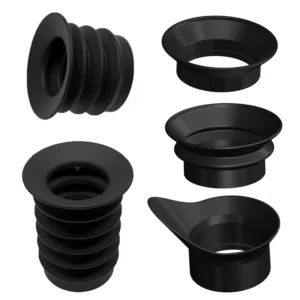 Monocular Rubber Recoil Eye Cups Replacement for PVS-18/14 NVG Eye Guards Shields Cover