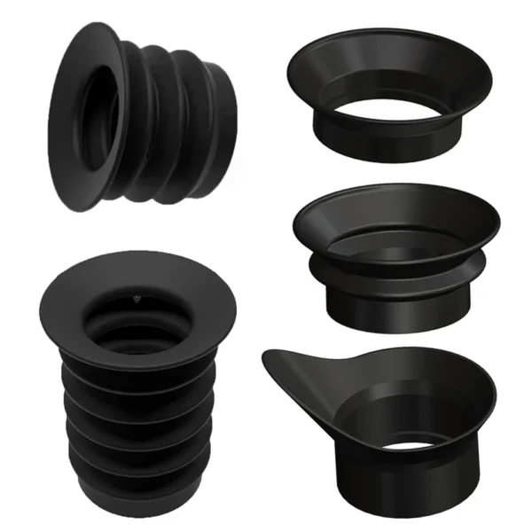 Monocular Rubber Recoil Eye Cups Replacement for PVS-18/14 NVG Eye Guards Shields Cover