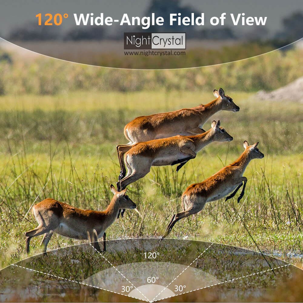 Trail Camera 8K WiFi Game Camera Motion Activated with APP Control, 120° Wide Angle, 0.2s Trigger, IR Night Vision for Hunting-8
