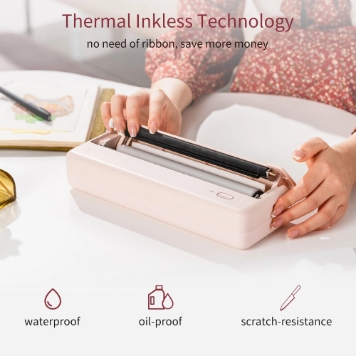 Details 3 HPRT MT810 A4 Portable Paper Printer Thermal Printing Wireless BT Connect Compatible with iOS and Android Mobile Photo Printer