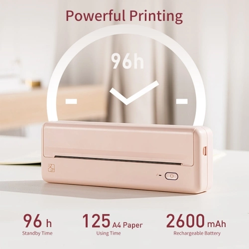 Details 7 HPRT MT810 A4 Portable Paper Printer Thermal Printing Wireless BT Connect Compatible with iOS and Android Mobile Photo Printer
