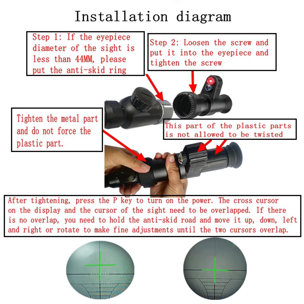 How to Assembling CYF-B+ Night Vision Scope Attachment